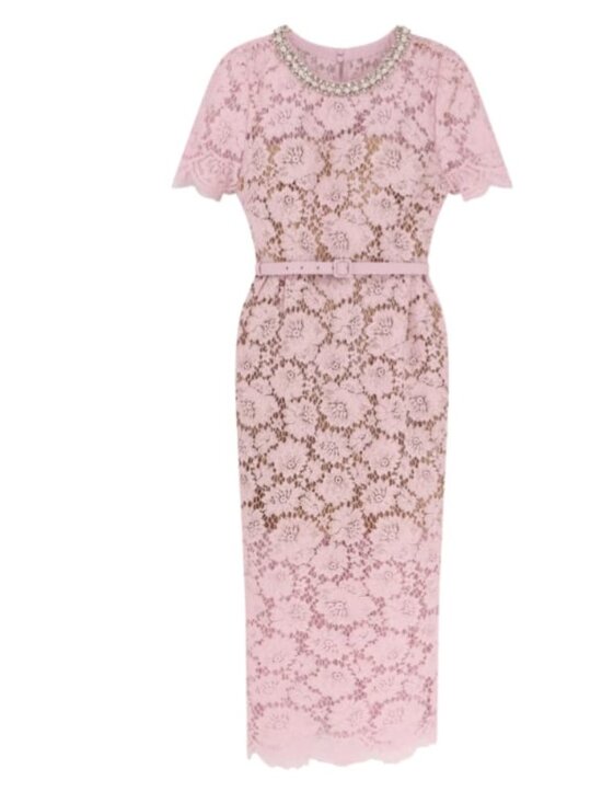 Self-Portrait Lace Midi Dress - Picture 1 of 3